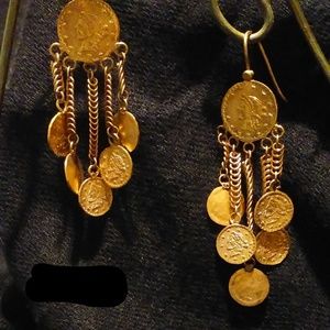 Traditional handmade vintage chandelier earrings